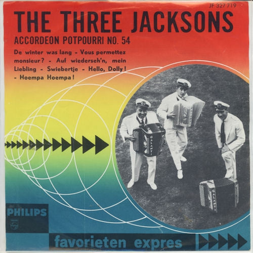 3 Jacksons - Accordeon Potpourri No. 54 00162 Vinyl Singles Goede Staat